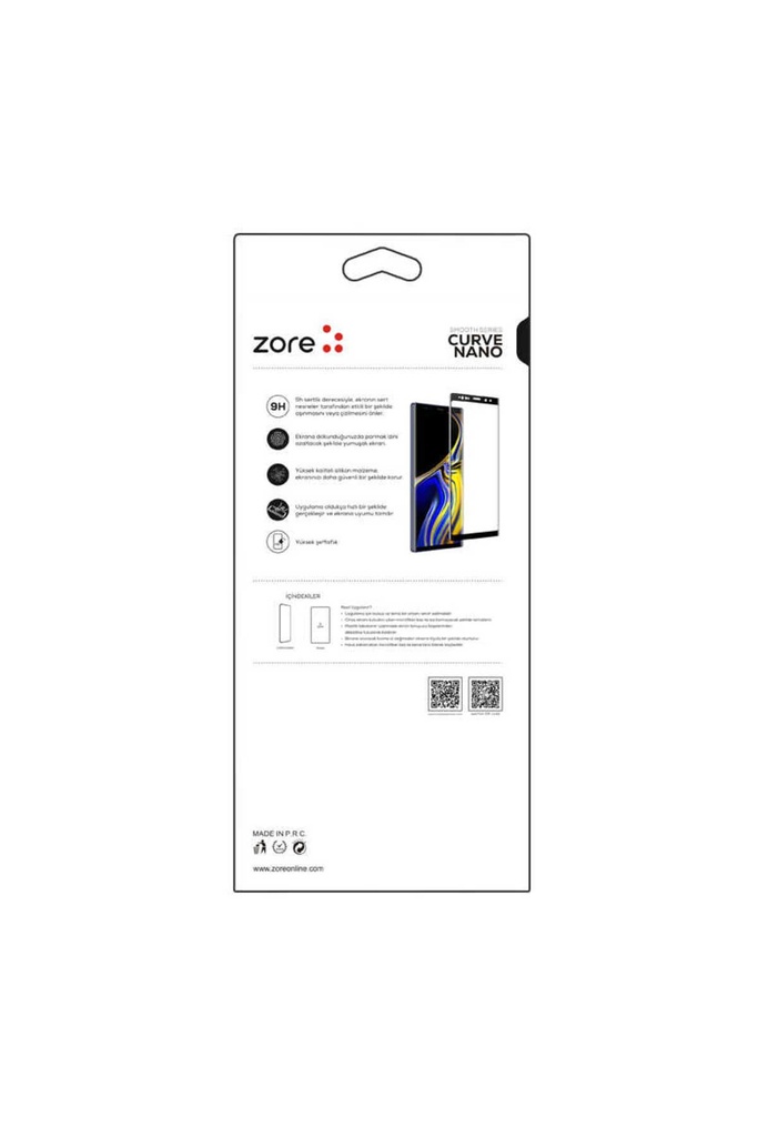 Apple iPhone X Uyumlu Zore 3D Short Curve Nano Ekran Koruyucu