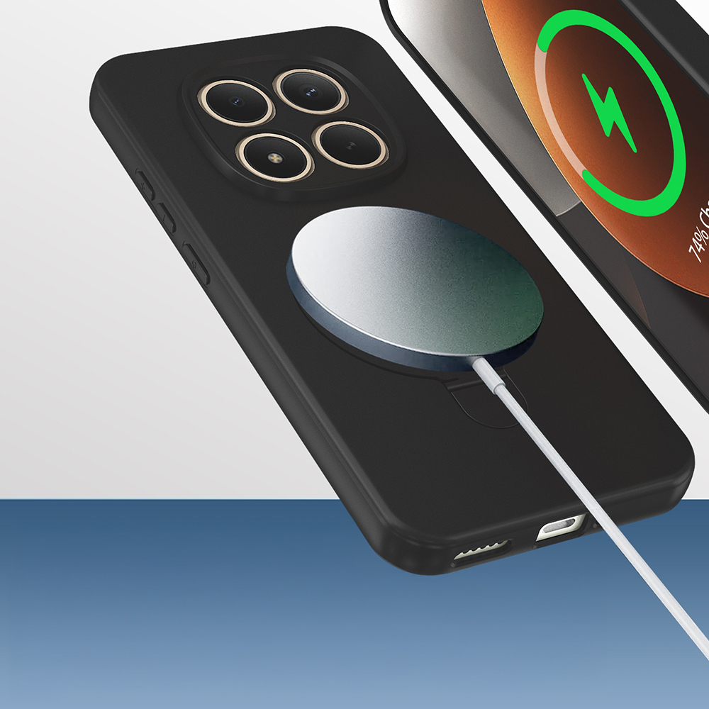 Xiaomi Redmi Note 15 Uyumlu Pro Uyumlu Kılıf M-safe Şarj Özellikli Standlı Zore Samara Kapak - 2