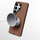 Samsung Samsung Samsung Galaxy S2 Uyumlu6 Uyumlu Ultra Uyumlu Kılıf M-safe Şarj Özellikli 360° Standlı Basit Mat Deri Desenli Youngkit Tech Leather Serisi Kapak - 7
