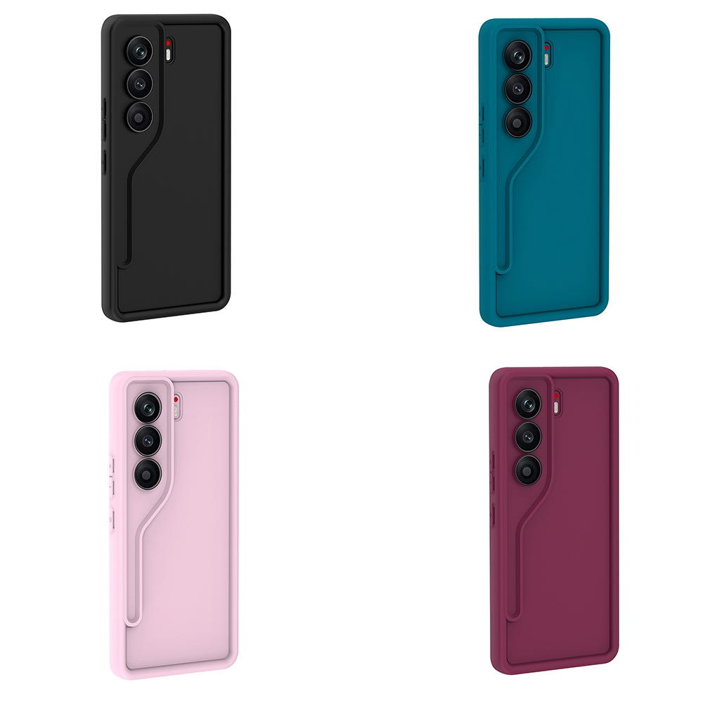 Tecno Camon 40 Pro Uyumlu Kılıf Kamera Korumalı Zore Ananas Kapak - 9