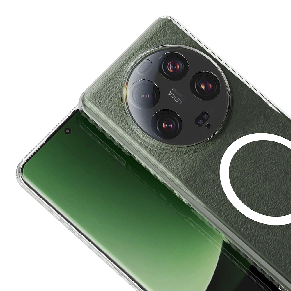 Xiaomi 13 Ultra Kamera Korumalı M-Safe Şarj Özellikli Şeffaf Zore London Sert PC Kapak - 2