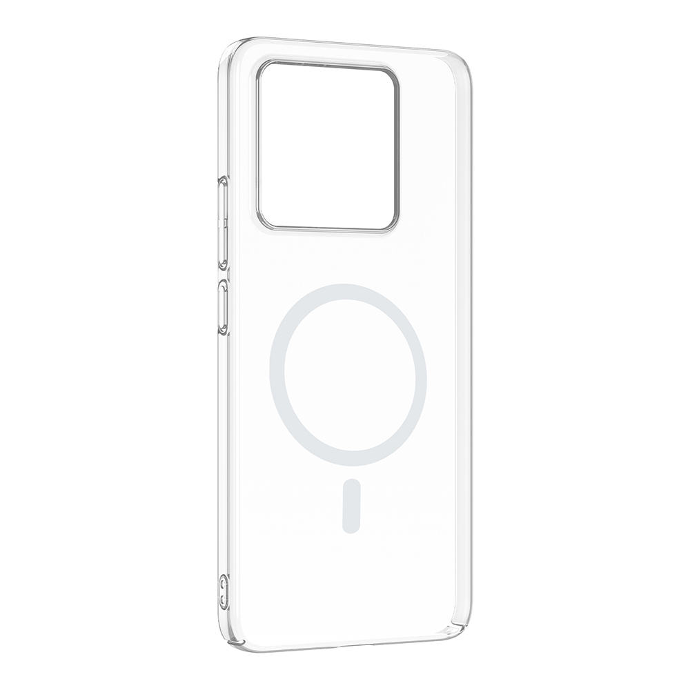 Xiaomi 14T Uyumlu Kamera Korumalı M-Safe Şarj Özellikli Şeffaf Zore London Sert PC Kapak - 1