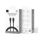 Wiwu Wi-C098 FlameGuard Serisi Type-C to Type-C Data ve Şarj Kablosu 60W 1.2M - 2