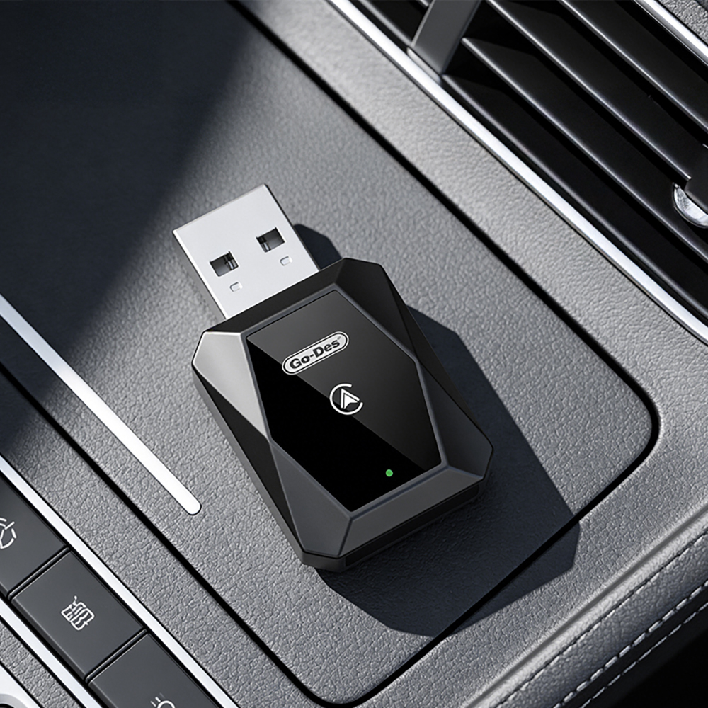 Go Des GD-BT212 Android Auto Destekli CarPlay USB Bluetooth Wireless Transmitter Adaptör - 1