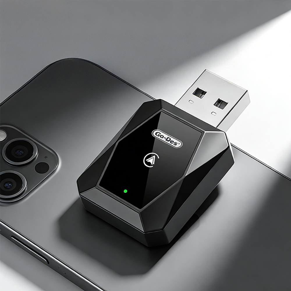 Go Des GD-BT212 Android Auto Destekli CarPlay USB Bluetooth Wireless Transmitter Adaptör - 4