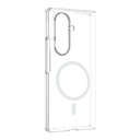 Samsung Galaxy Z Fold 6 Uyumlu Kamera Korumalı M-Safe Şarj Özellikli Şeffaf Zore London Sert PC Kapak - 1