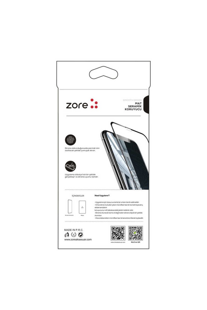 Realme C3 Uyumlu Zore Mat Seramik Ekran Koruyucu