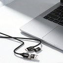 Go Des GD-UC831 4in1 PD Çoklu USB-A + Type-C to Type-C + Lightning Şarj ve Data Kablosu 65W 1.2M - 4