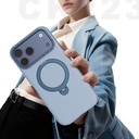 Apple iPhone 17 Uyumlu Pro Uyumlu Kılıf M-safe Şarj Özellikli Metal Standlı Sıvı Silikon Lenyes CK223 Kapak - 6