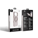 Apple iPhone 17 Uyumlu Pro Uyumlu Kılıf M-safe Şarj Özellikli Metal Standlı Sıvı Silikon Lenyes CK223 Kapak - 8