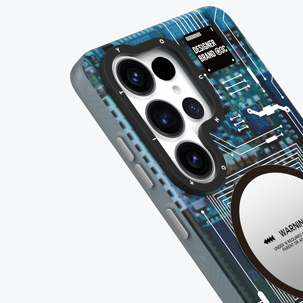 Samsung Samsung Samsung Galaxy S2 Uyumlu6 Uyumlu Ultra Uyumlu Kılıf M-safe Şarj Özellikli Youngkit 360 Derece Standlı Technology Serisi Kapak - 1