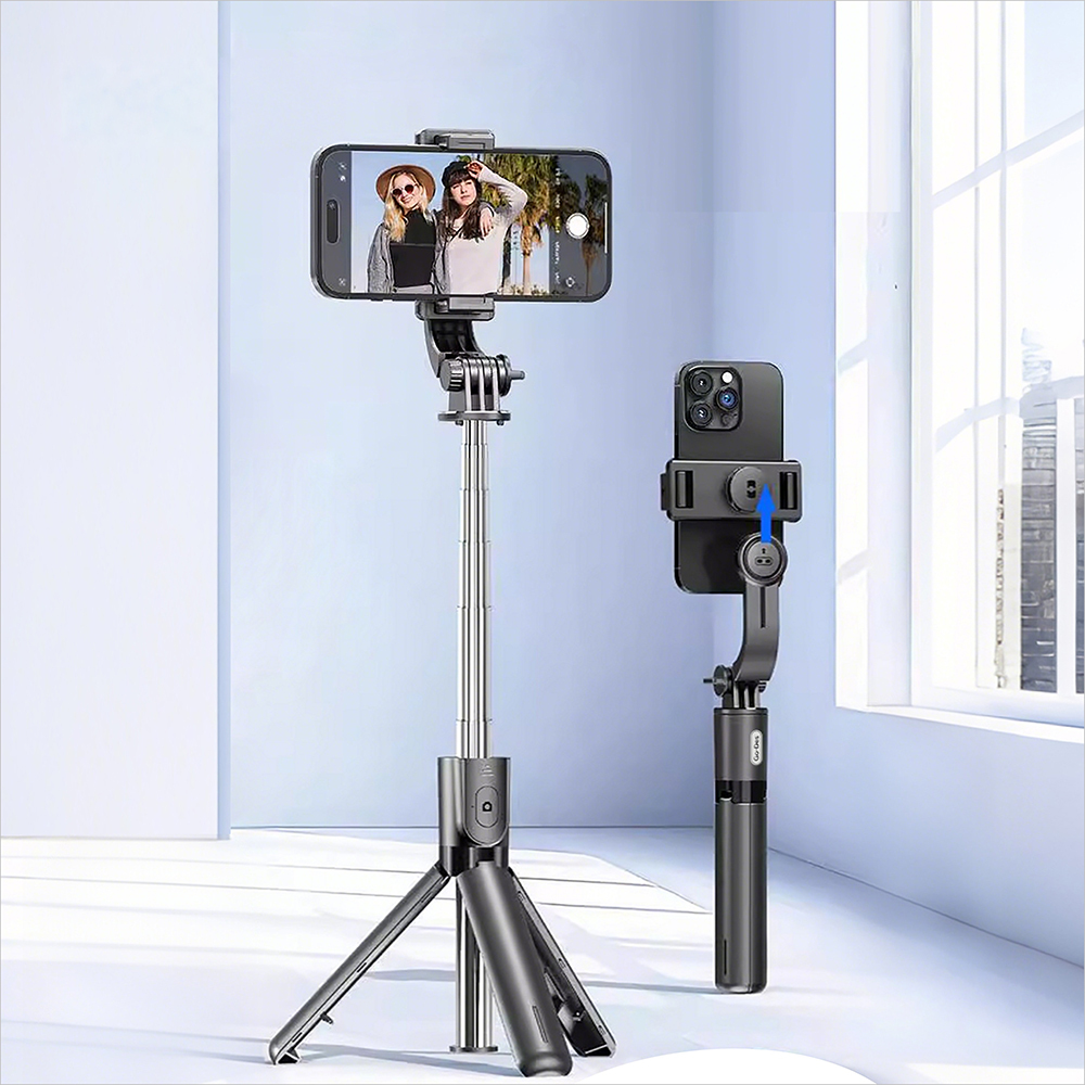 Go Des GD-ST68 360 Derece DönebilenPortatif Tripod ve Selfie Çubuğu - 4