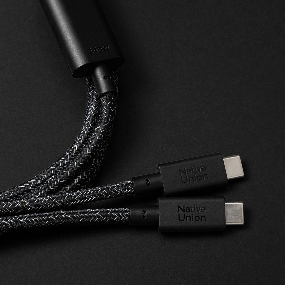 Native Union Belt Serisi PD 2in1 Type-C To Type-C Hızlı Şarj Özellikli Şarj ve Data Kablosu 140W 2M - 2