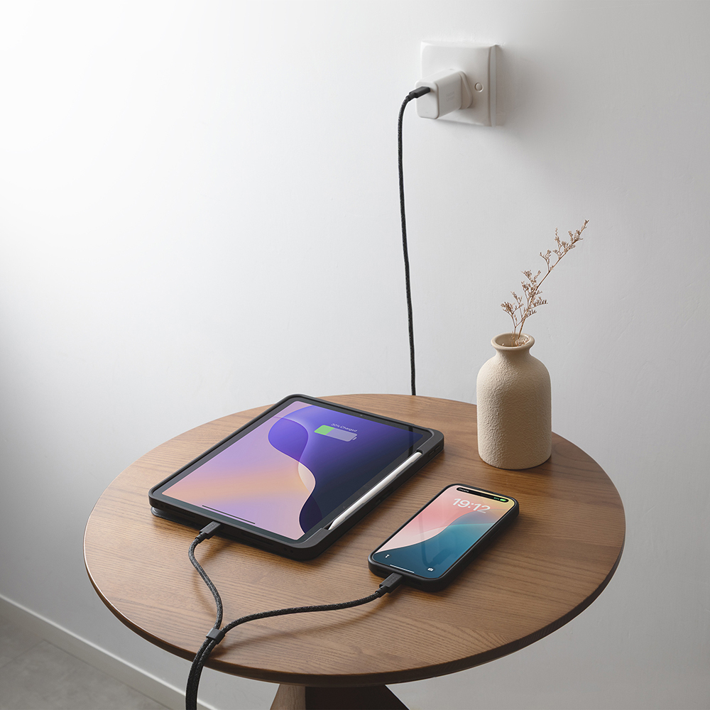 Native Union Belt Serisi PD 2in1 Type-C To Type-C Hızlı Şarj Özellikli Şarj ve Data Kablosu 140W 2M - 7