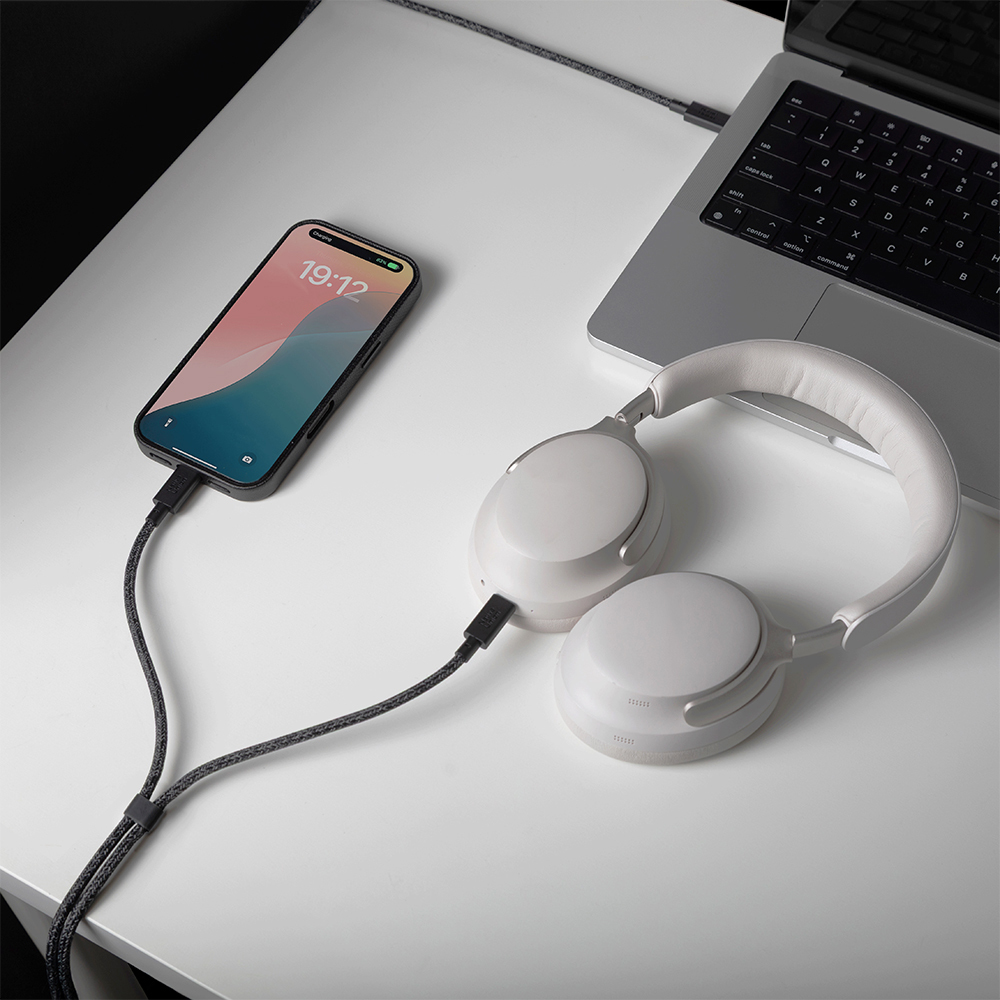 Native Union Belt Serisi PD 2in1 Type-C To Type-C Hızlı Şarj Özellikli Şarj ve Data Kablosu 140W 2M - 10