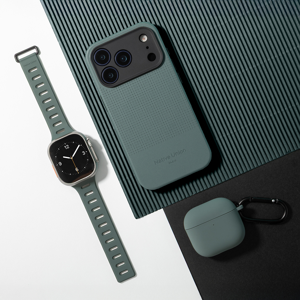Apple iPhone 17 Uyumlu Pro Uyumlu Kılıf M-safe Şarj Özellikli Deri Dokulu Native Union 2025 Active Serisi Kapak - 8