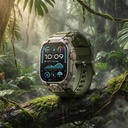 Apple Watch Ultra 49mm Uyumlu Mohseven iWatch Armor Silikon Kordon - 10