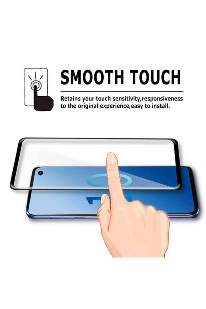 Samsung Galaxy S10E Uyumlu Zore Kenarları Kırılmaya Dayanıklı Cam Ekran Koruyucu