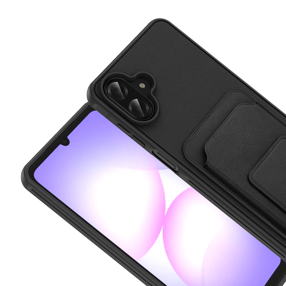 Samsung Galaxy A07 Uyumlu Kılıf Kartlıklı TPU Zore Bikart Kapak - 1