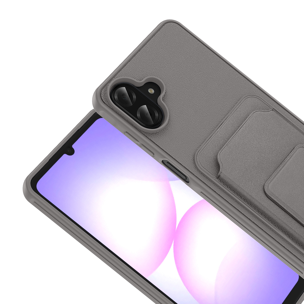 Samsung Galaxy A07 Uyumlu Kılıf Kartlıklı TPU Zore Bikart Kapak - 1
