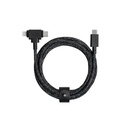 Native Union Belt Serisi Duo Type-C to Type-C - Lightning Şarj Kablosu 60W 1.5M - 1