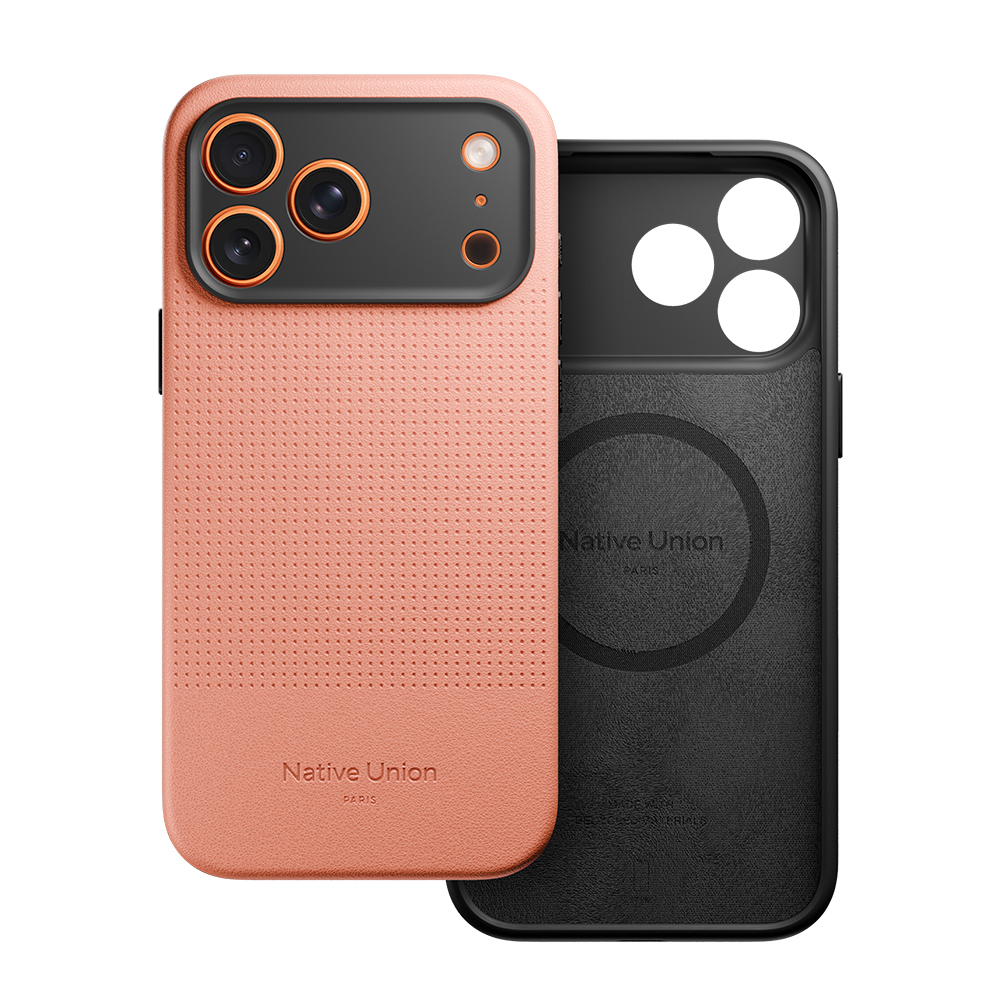 Apple iPhone 17 Uyumlu Pro Uyumlu Max Uyumlu Kılıf M-safe Şarj Özellikli Deri Dokulu Native Union 2025 Active Serisi Kapak - 2