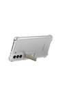 Samsung Galaxy S21 Uyumlu Kılıf Zore Standlı Süper Silikon Kapak