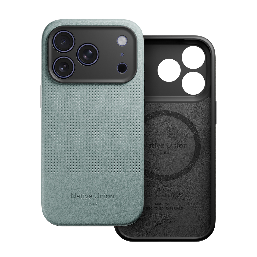 Apple iPhone 17 Uyumlu Pro Uyumlu Kılıf M-safe Şarj Özellikli Deri Dokulu Native Union 2025 Active Serisi Kapak - 2