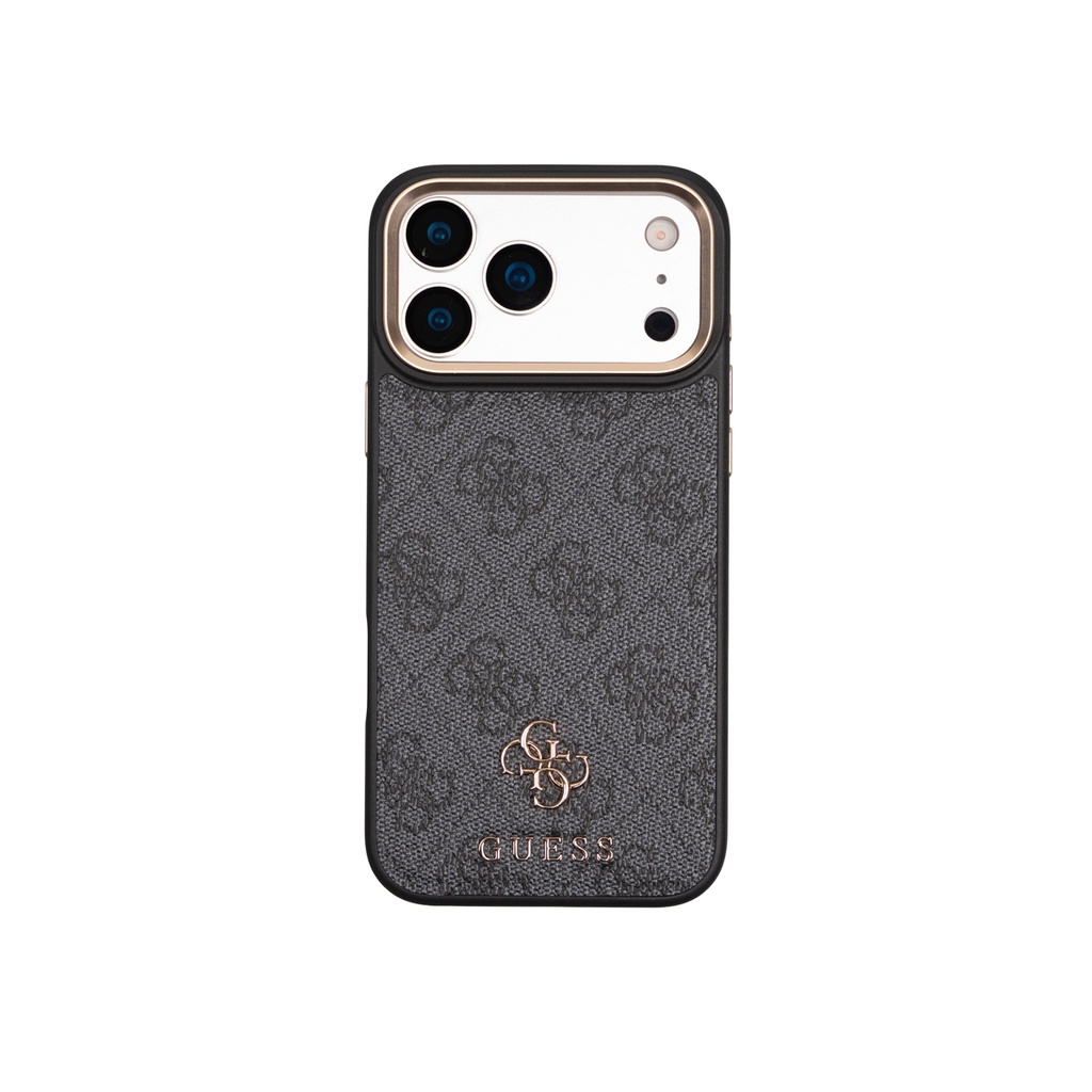 Apple iPhone 17 Uyumlu Pro Uyumlu Max Uyumlu Guess Orjinal Lisanslı 4G ve Yazı Logolu Kılıf + Kartlık + Askı İpi 3in1 Aksesuar Seti - 3
