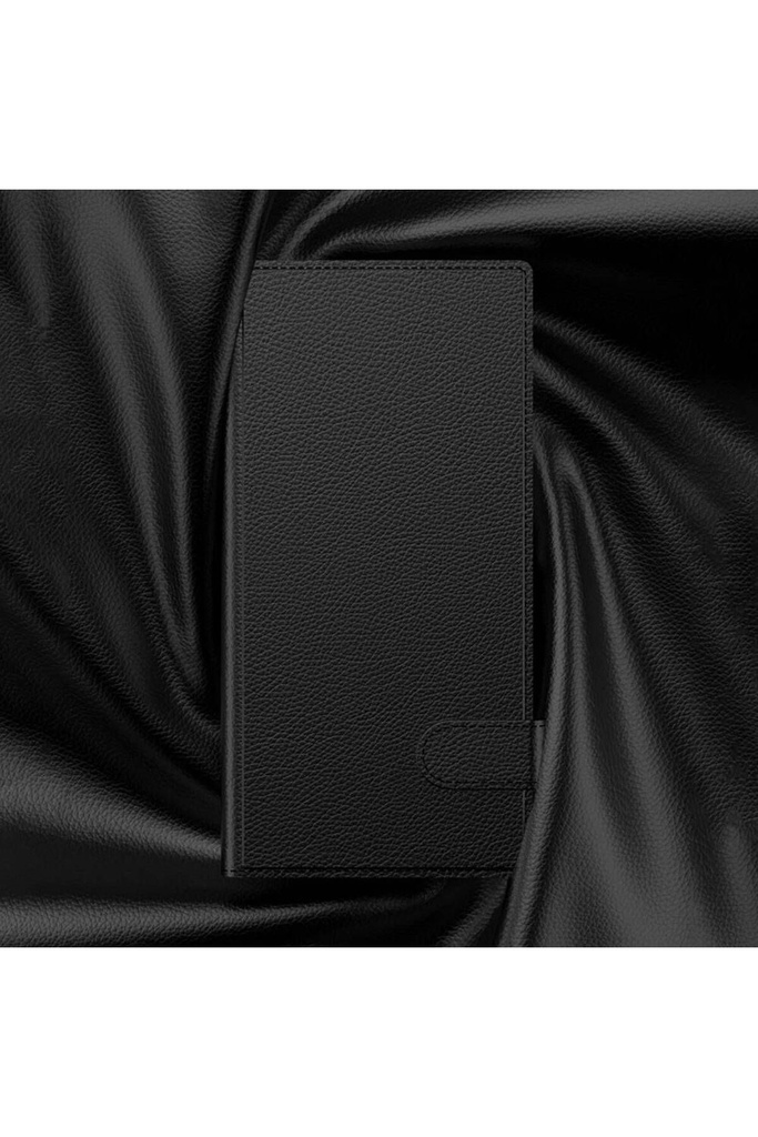Samsung Galaxy S24 Ultra Uyumlu Kılıf Deri Görünümlü PU Deri Kıpta Standlı Kartlıklı Zore Kapak