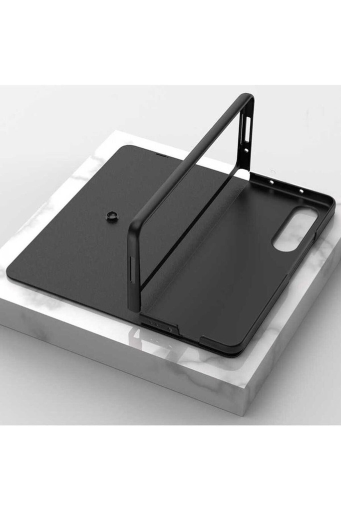 Samsung Galaxy Z Fold 3 Uyumlu Kılıf Zore Kalem Bölmeli Droga Kılıf
