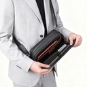 Wiwu Master Genuie Leather Serisi Parmak İzi Kilitli Çok Fonksiyonlu Deri Çapraz Vücut Çantası - 2