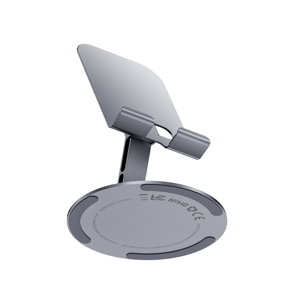 Wiwu ZM-014 Taşınabilir Katlanabilir 360° Dönebilen Metal Telefon ve Tablet Standı - 4