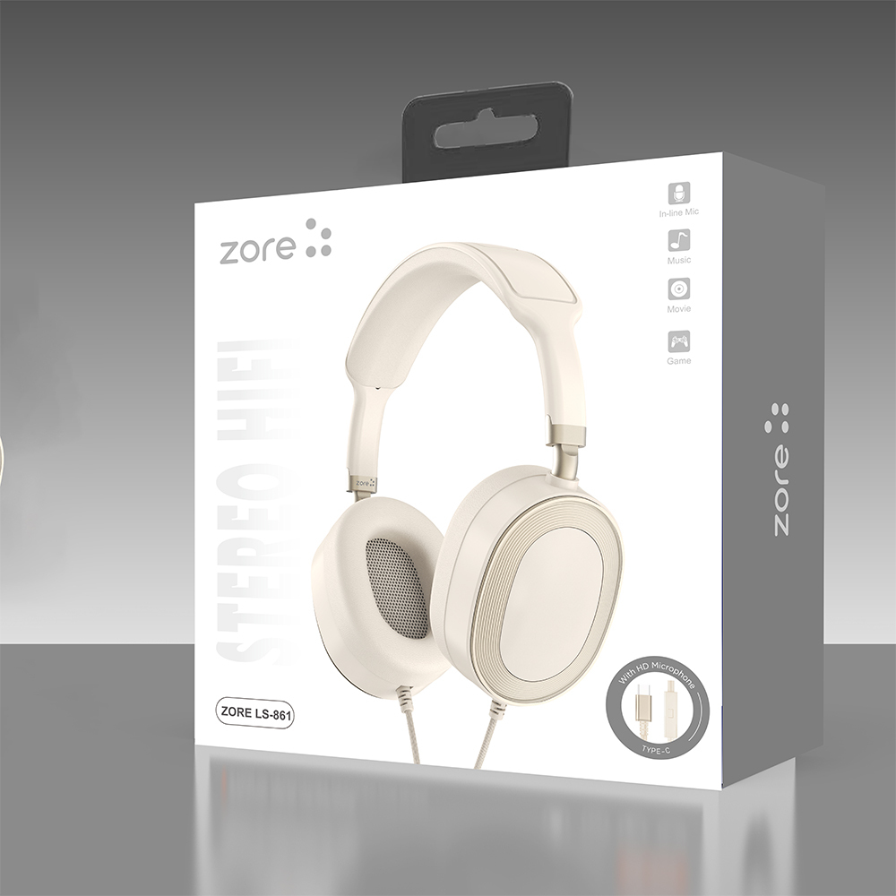 Zore LS-861 Tak Çalıştır Type-C Kulak Üstü Kulaklık - 7