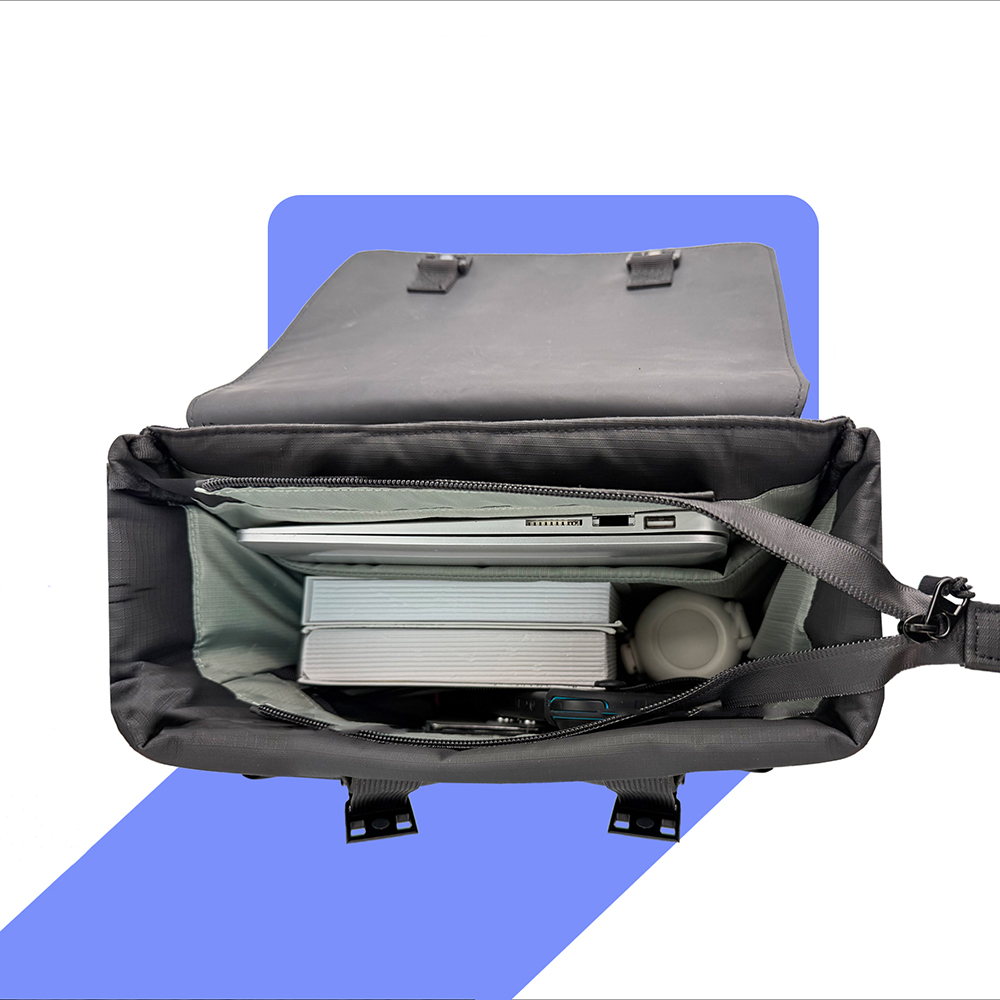 Lenyes LB566 Dreamer Backpack Serisi Su Geçirmez Deri Tasarımlı Omuz Askılı Sırt Çantası - 2