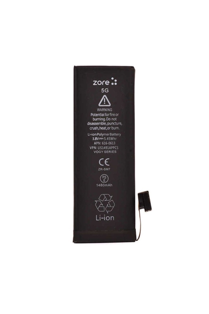 Apple iPhone 5G Uyumlu Zore Vogy Batarya