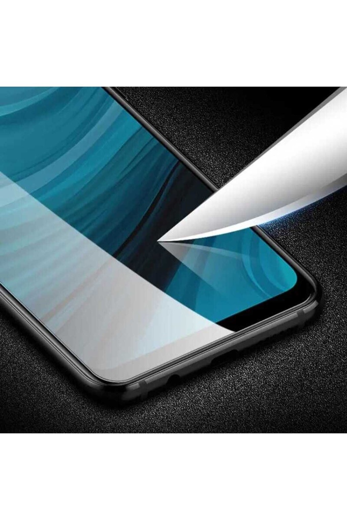 Oppo Reno 5 Lite Uyumlu Zore Kenarları Kırılmaya Dayanıklı Cam Ekran Koruyucu