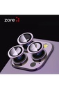Apple iPhone 15 Uyumlu Zore CL-12 Premium Safir Parmak İzi Bırakmayan Anti-Reflective Kamera Lens Koruyucu