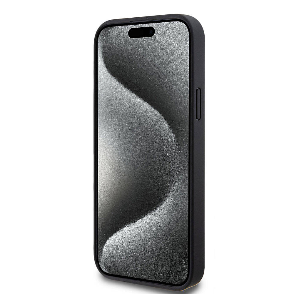 Apple iPhone 15 Uyumlu Kılıf U.S. Polo Assn. Orjinal Lisanslı Üç Renk Şerit Tasarımlı Baskı Logolu Kapak - 25