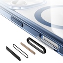 Apple iPhone 16 Pro Uyumlu Kılıf M-safe Şarj Özellikli Airbagli Şeffaf Benks LucentPro Serisi Kapak - 2