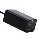 Baseus GaN3 Pro 100W Hızlı Telefon Tablet Macbook Pro Masa Üstü Şarj Aleti + 100W Type C Şarj Kablosu 1m
