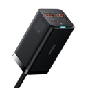 Baseus GaN3 Pro 100W Hızlı Telefon Tablet Macbook Pro Masa Üstü Şarj Aleti + 100W Type C Şarj Kablosu 1m