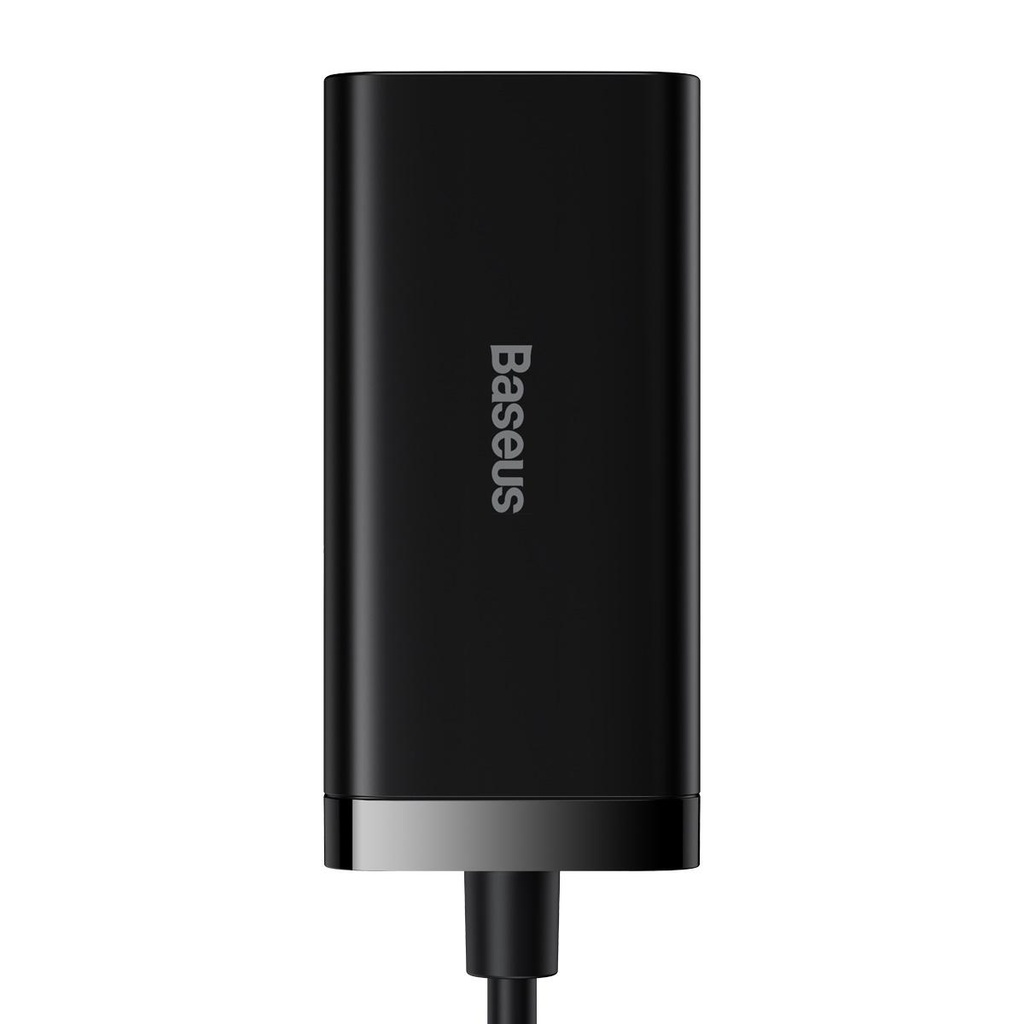 Baseus GaN3 Pro 100W Hızlı Telefon Tablet Macbook Pro Masa Üstü Şarj Aleti + 100W Type C Şarj Kablosu 1m