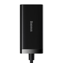 Baseus GaN3 Pro 100W Hızlı Telefon Tablet Macbook Pro Masa Üstü Şarj Aleti + 100W Type C Şarj Kablosu 1m