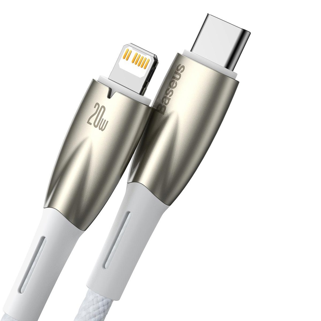 Baseus Glimmer Series Fast Charging Data Cable Type-C to iP 20W 1m