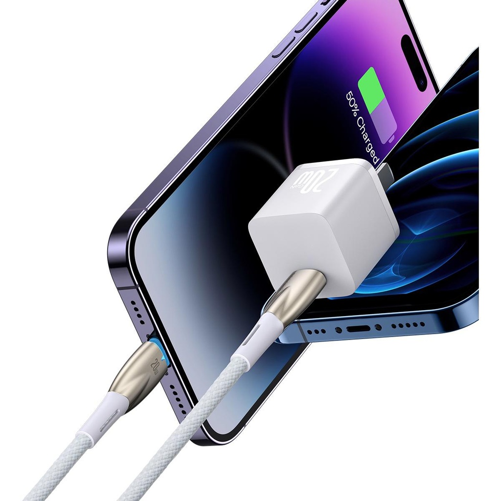 Baseus Glimmer Series Fast Charging Data Cable Type-C to iP 20W 1m