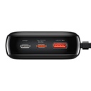 Baseus Qpow 20000 mAh 22.5W Dijital Ekran Powerbank Hızlı Şarj Type-C Kablolu
