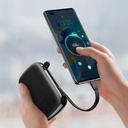 Baseus Qpow 20000 mAh 22.5W Dijital Ekran Powerbank Hızlı Şarj Type-C Kablolu