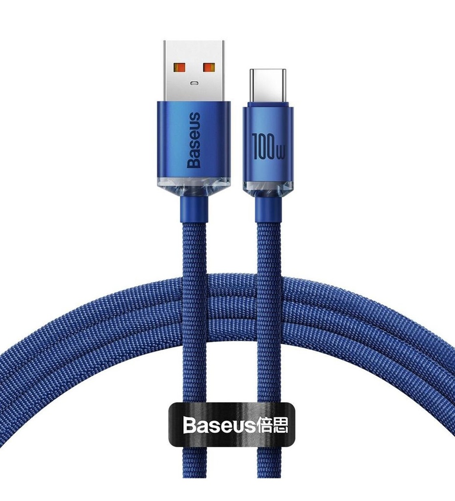 Baseus Crystal Shine 100W USB to Type-C Hızlı Şarj Kablo 1.2 mt