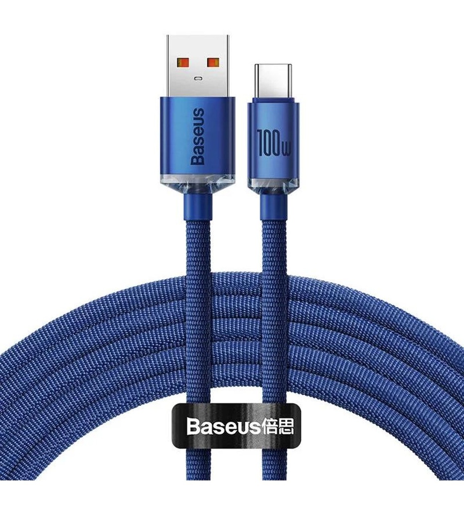 Baseus Crystal Shine 100W USB to Type-C Hızlı Şarj Kablo 2 mt